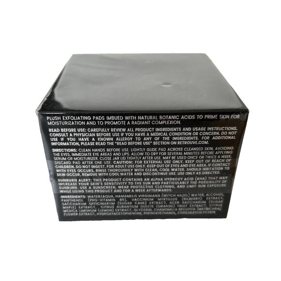 Retrouvé Art Science Beauty Skin Brilliance Priming Pads Exfoliate & Soothe NEW - Picture 3 of 5